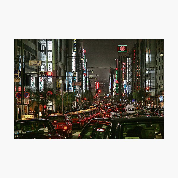 Tokyo Taxis Photographic Print