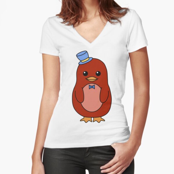 Fitted V-Neck T-Shirt