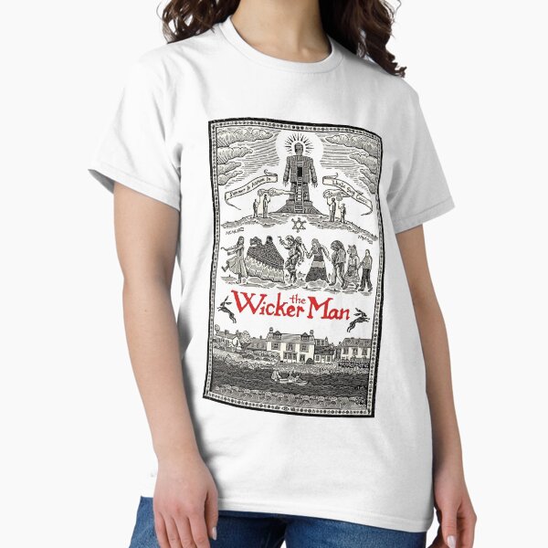 TIABSWMS01 Camiseta De Mimbre Para Hombre, Película De Terror De