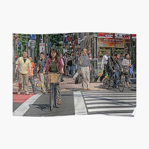 Tokyo - Street scene by day Poster