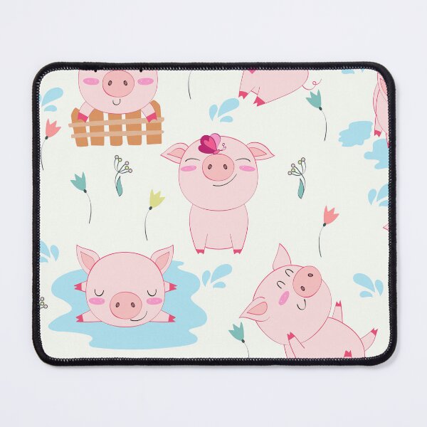 Item preview, Cute Pigs Floral Splashing Pattern designed and sold by Wilkinson39.