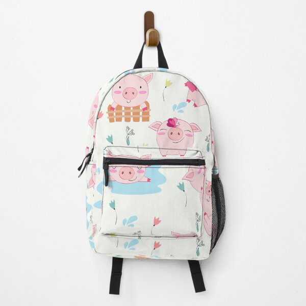 Item preview, Cute Pigs Floral Splashing Pattern designed and sold by Wilkinson39.