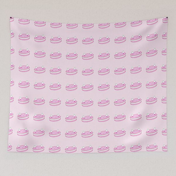 Item preview, Cute pink cat macaron <3 designed and sold by KatchieMenchy.