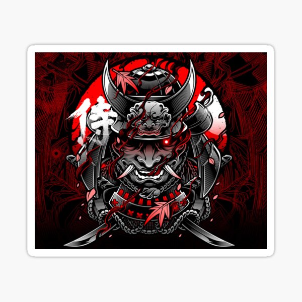 Undead Hannya Samurai Sticker