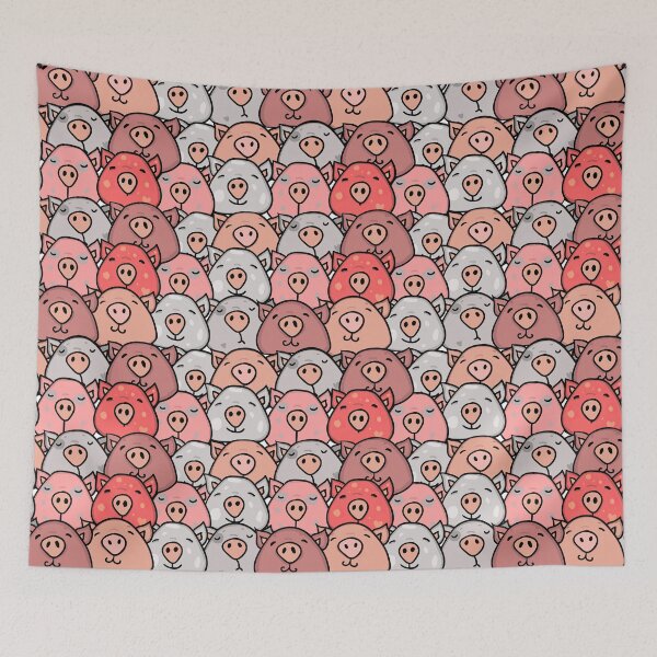 Item preview, Cute Pigs Horizontal Pattern designed and sold by Wilkinson39.