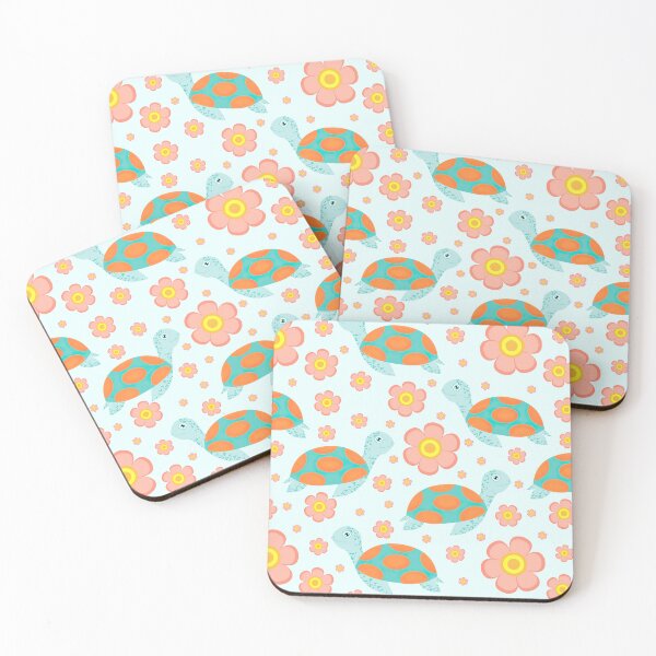 Item preview, Cute Turtle Flowers Pattern designed and sold by Wilkinson39.