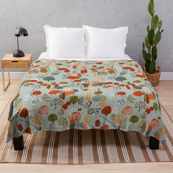 Item preview, Cycling Through Colorful Forest Pattern  designed and sold by Wilkinson39.