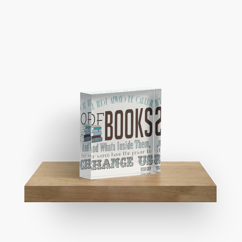 Words.. Acrylic Block