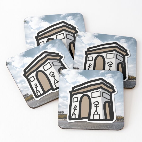 Item preview, Arc de Triomphe Cartoon designed and sold by Tartalo.