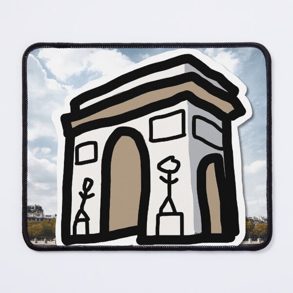 Item preview, Arc de Triomphe Cartoon designed and sold by Tartalo.