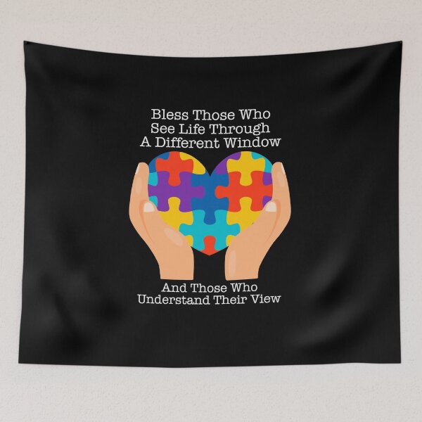 Item preview, Bless Those Who See Life Through Autism Awareness designed and sold by JackSonHardwick.