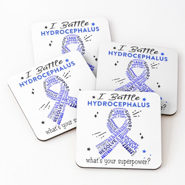 Item preview, Hydrocephalus Warrior, I Battle Hydrocephalus What's Your Superpower? designed and sold by Greggwillard.