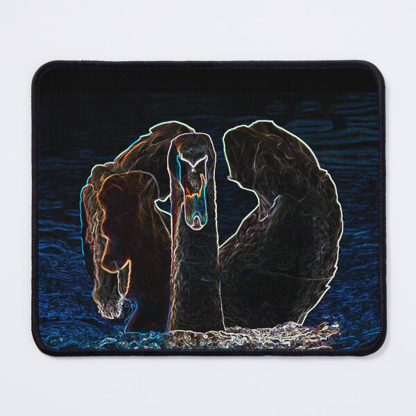 Item preview, Graceful neon pop art mute swan designed and sold by Your Happy Life.