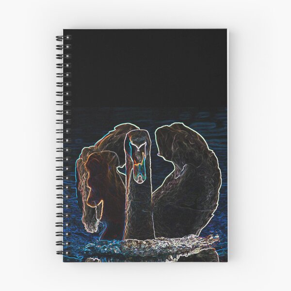 Item preview, Graceful neon pop art mute swan designed and sold by Your Happy Life.