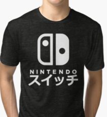 Nintendo Switch Japanese Tri-blend T-Shirt