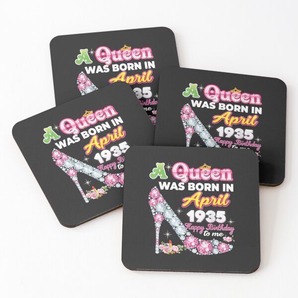Item preview, A Queen Was Born In April 1935 Happy 87th Birthday To Me 87 designed and sold by DahlilaJo.