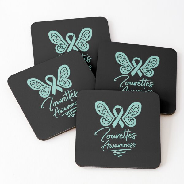 Item preview, Tourettes Awareness Teal Ribbon Butterfly - Tourette Syndrome designed and sold by MJDezigns.