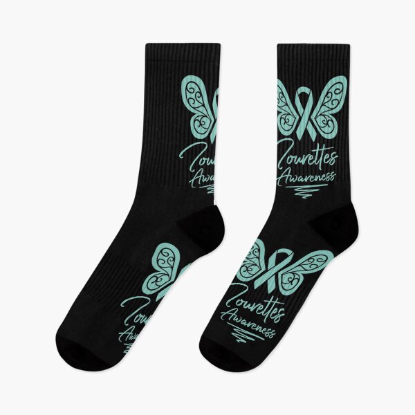 Item preview, Tourettes Awareness Teal Ribbon Butterfly - Tourette Syndrome designed and sold by MJDezigns.