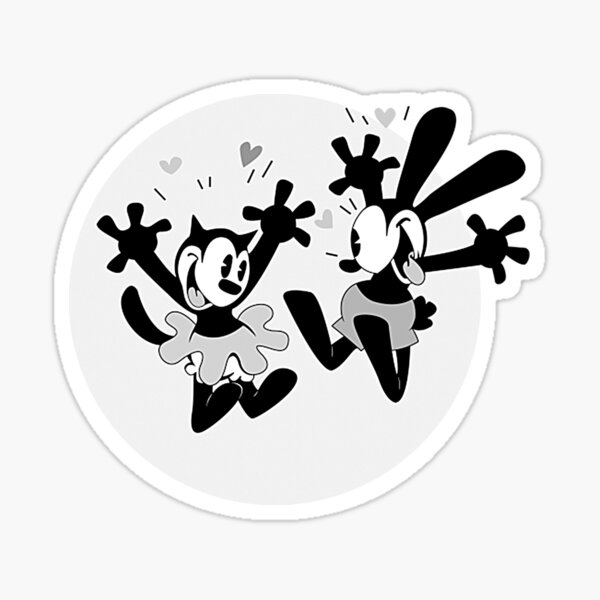 Oswald And Ortensia Excited Sticker For Sale By Grangerr001 Redbubble 0447