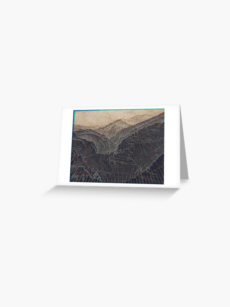 Thumbnail 1 of 2, Greeting Card, Escher Mathematics in space and time designed and sold by NicoletaDesigns.