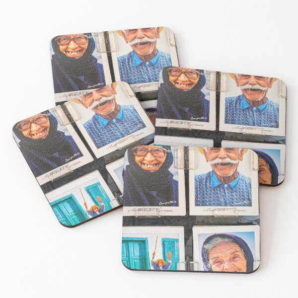 Item preview, Old Greeks portrait postcard on the streets of Delphi in Greece designed and sold by PicHuang.