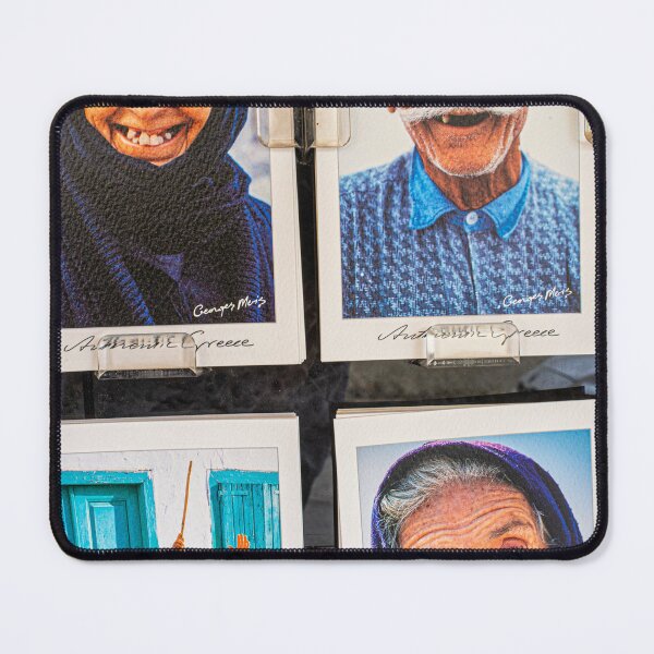 Item preview, Old Greeks portrait postcard on the streets of Delphi in Greece designed and sold by PicHuang.