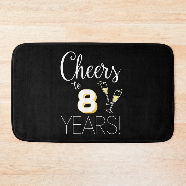 Item preview, Cheers To 8 Years Married Couples Champagne Anniversary 2022  designed and sold by vergielx.