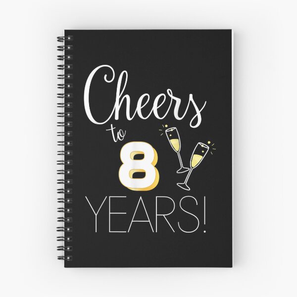 Item preview, Cheers To 8 Years Married Couples Champagne Anniversary 2022  designed and sold by vergielx.