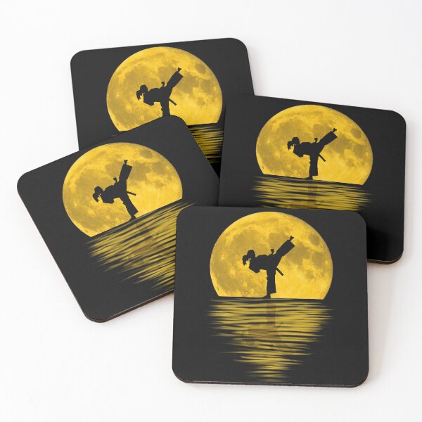 Item preview, karate moon, karate on the moon,  designed and sold by MatildaWatson.