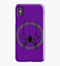Spider falls. iPhone Case