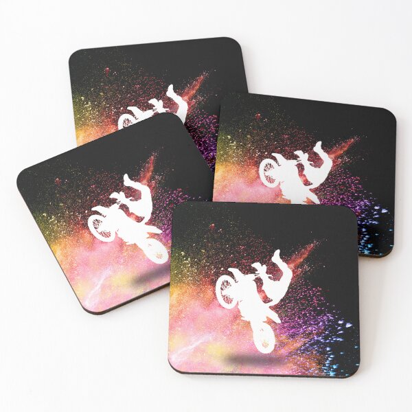 Item preview, Motocross colorful explosion designed and sold by MatildaWatson.