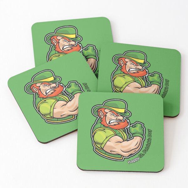Item preview, Patrick's Day Muscle Irish Man designed and sold by VitezCrni.