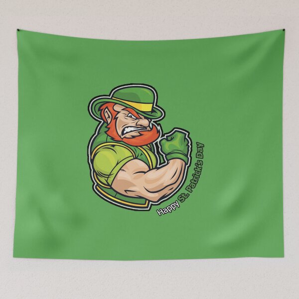 Item preview, Patrick's Day Muscle Irish Man designed and sold by VitezCrni.