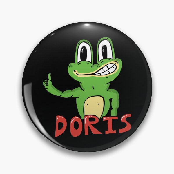 Item preview, Doris Frog Sticker designed and sold by amiyacunni.