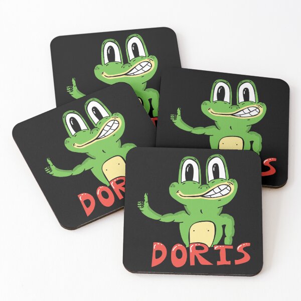 Item preview, Doris Frog Sticker designed and sold by amiyacunni.