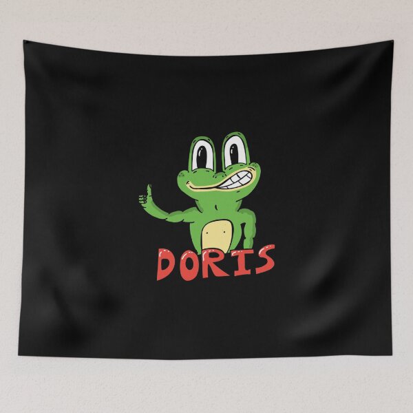 Item preview, Doris Frog Sticker designed and sold by amiyacunni.