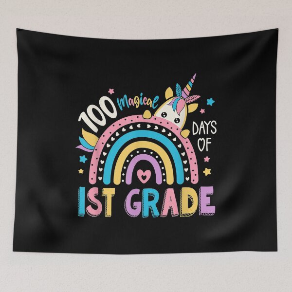 Item preview, 100th Day Of School Unicorn 100 Magical Days 1st Grade Girls  designed and sold by vergielx.