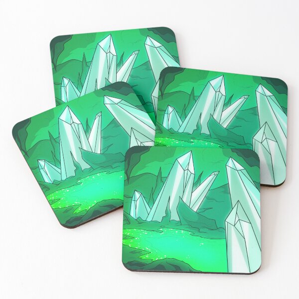Item preview, Green Cartoon Crystal Cave designed and sold by Spooky16.
