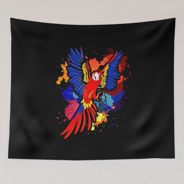 Item preview, Bird Watcher Colorful Macaw Parrot designed and sold by bestshirtdesign.
