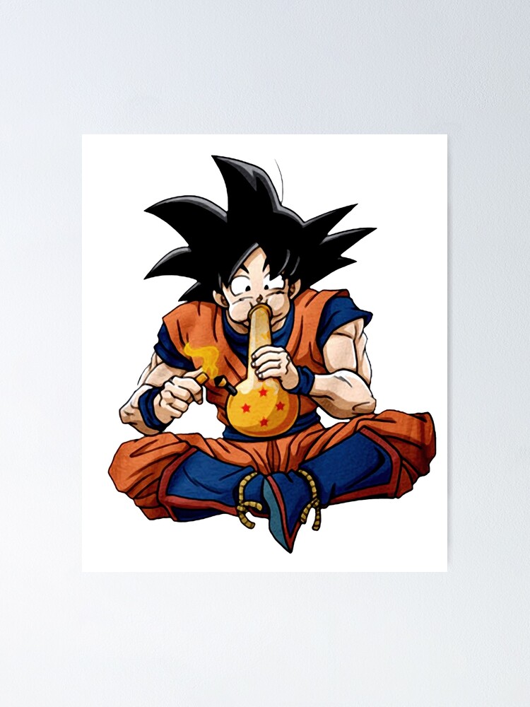 Goku Smoking Weed Wallpaper