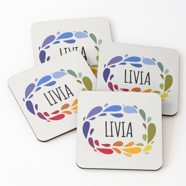 Artikelvorschau, Livia Name Süßes buntes Geschenk namens Livia entworfen und verkauft von kindxinn.