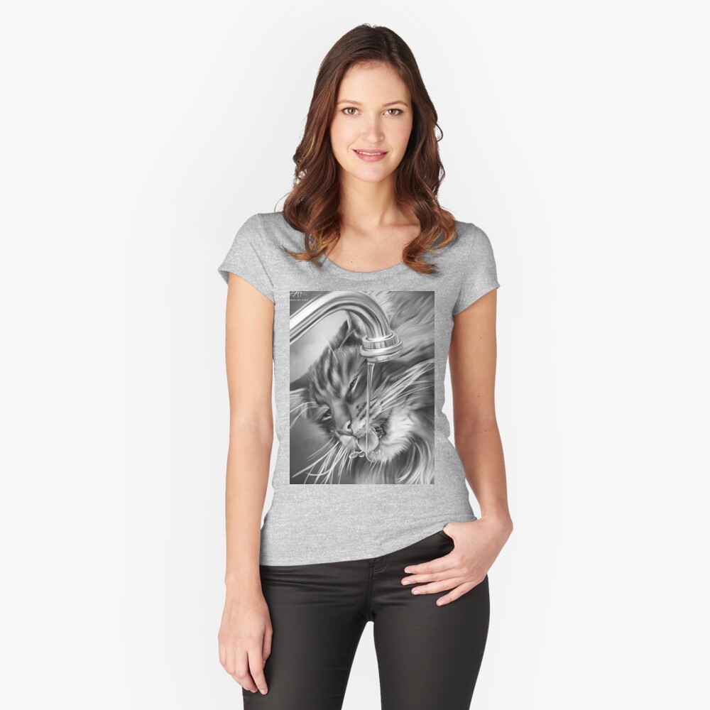 Item preview, Fitted Scoop T-Shirt designed and sold by wayneflint.