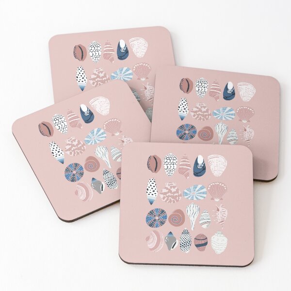 Artikelvorschau, Rosa Muscheln entworfen und verkauft von LKDesignsGB.