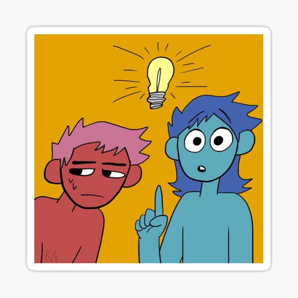 Sam & Alex (Teamwork) Sticker