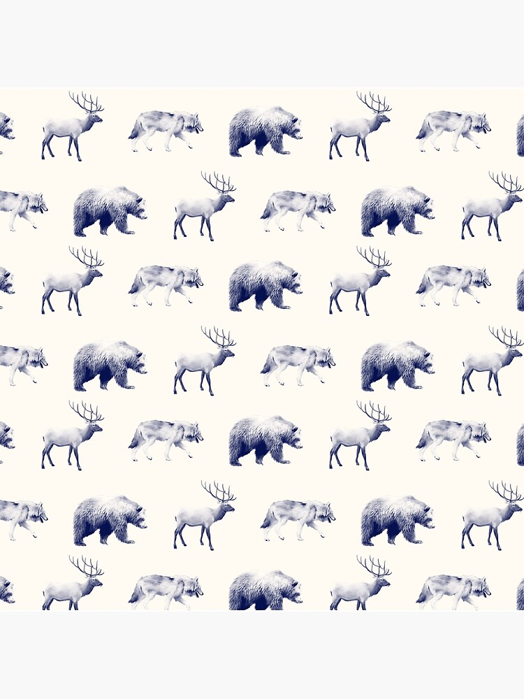 Wild Pattern // Blue by AmyHamilton