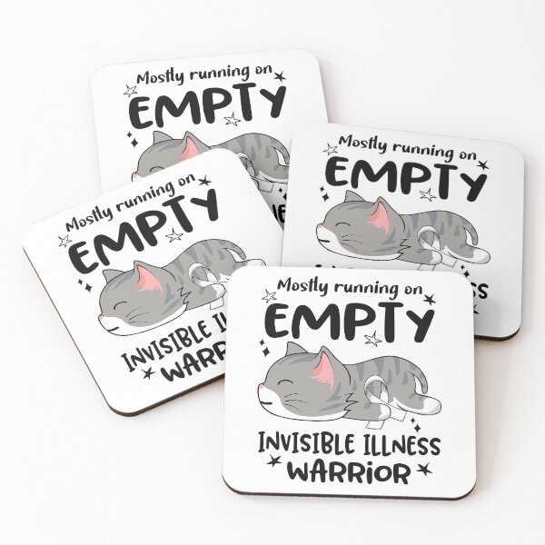 Item preview, Invisible Illness Awareness, Mostly Running on Invisible Illness Warrior designed and sold by Tammyilaria.
