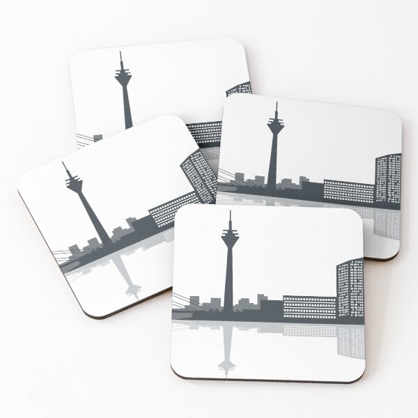 Item preview, Dusseldorf skyline designed and sold by DerSenat.