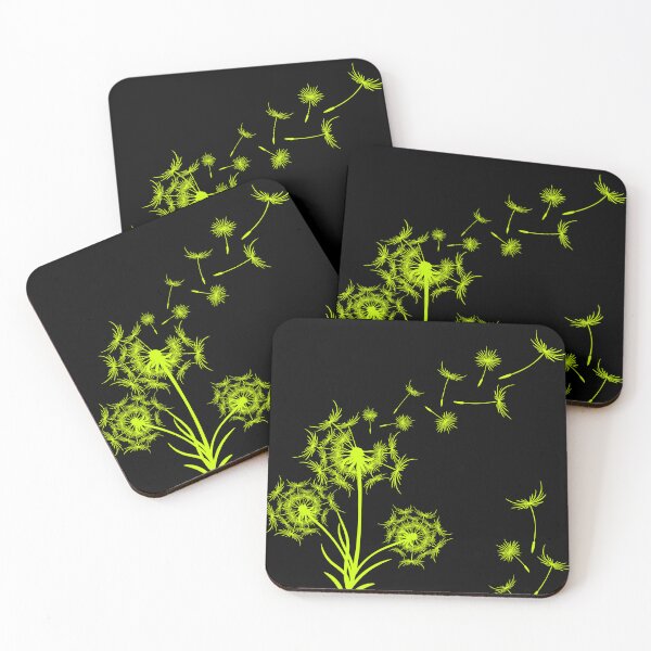 Item preview, Dandelions ( Black & Yellow Green) designed and sold by Ellecher23.