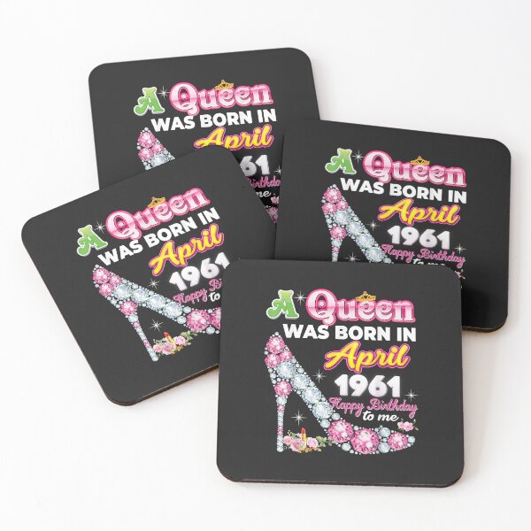 Item preview, A Queen Was Born In April 1961 Happy 61st Birthday To Me 61 designed and sold by DahlilaJo.