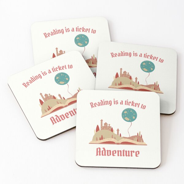 Item preview, Reading is a ticket to adventure designed and sold by DaniBazz.